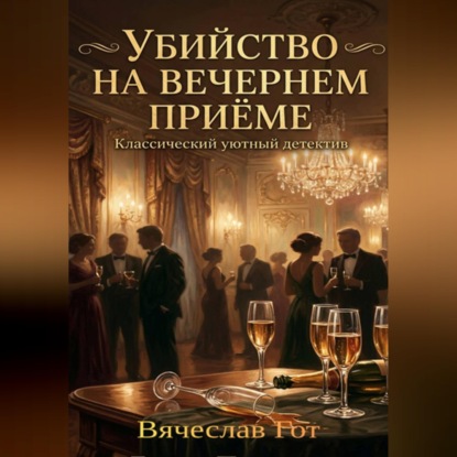 Обложка книги «Убийство на вечернем приёме»