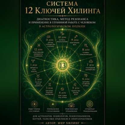 Обложка книги «Система 12 Ключей Хилинга и астрологический круг. Исследовательская модель для профессиональных астрологов»