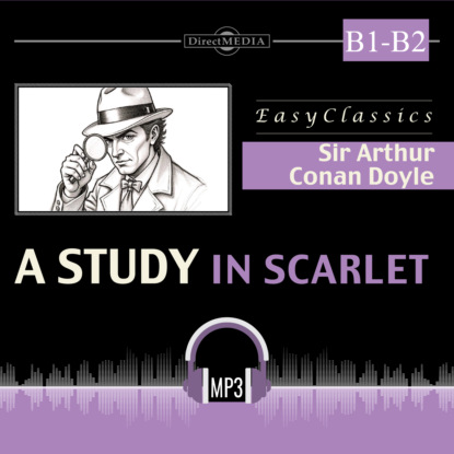 Обложка книги «Этюд в багровых тонах. Б2. A Study in Scarlet. В2»