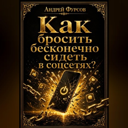 Обложка книги «Как бросить бесконечно сидеть в соцсетях?»