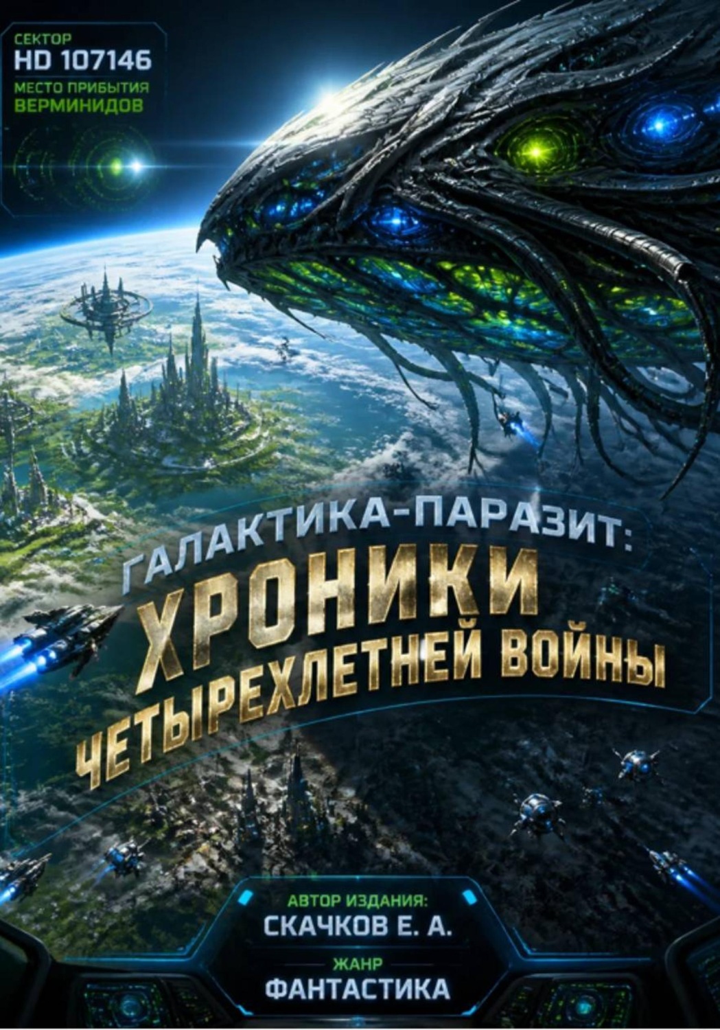 Обложка книги «Галактика-Паразит: Хроники Четырехлетней Войны»