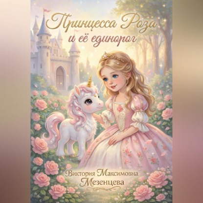 Обложка книги «Принцесса Роза и её единорог»