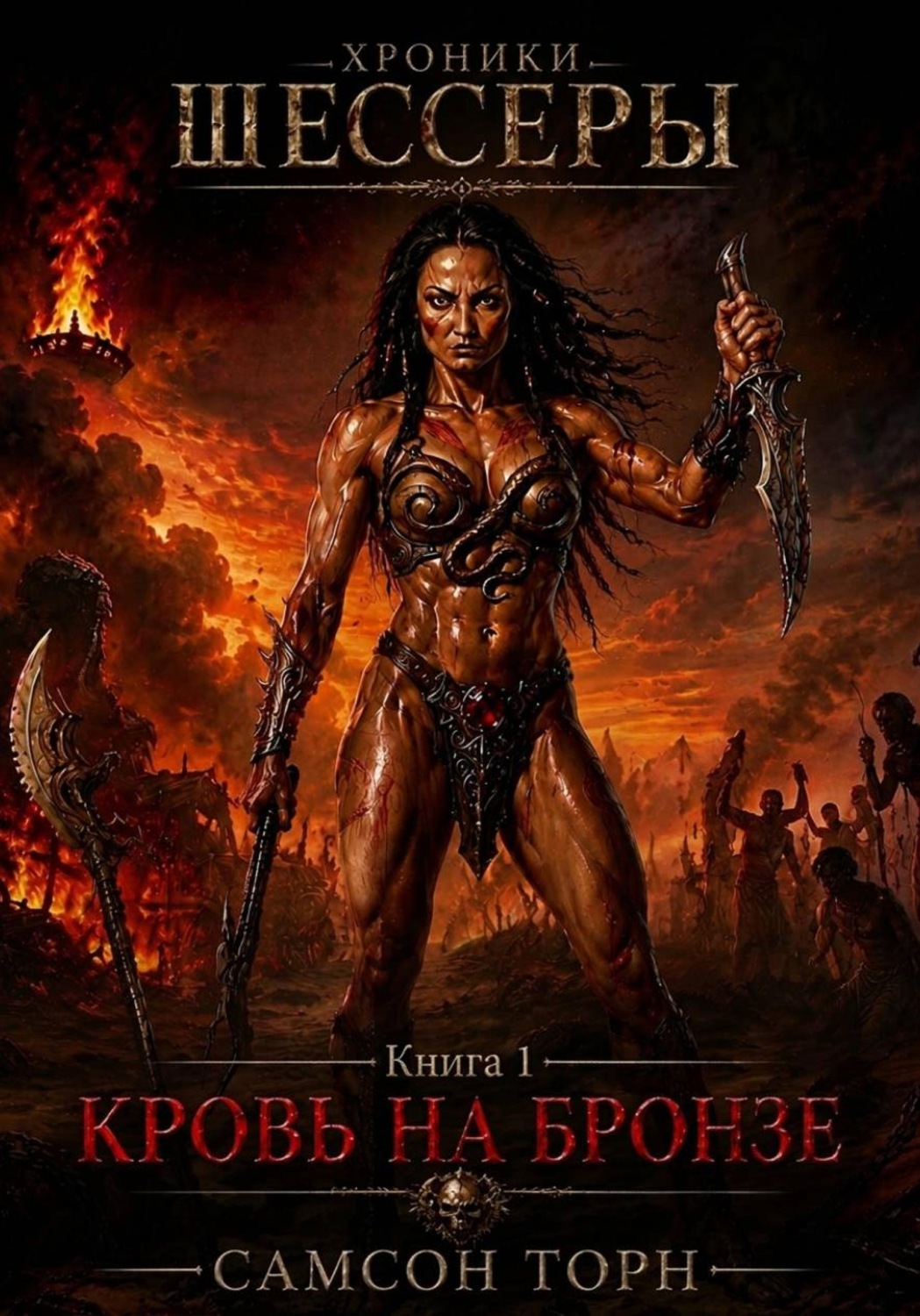Обложка книги «Хроники Шессеры. Книга 1: Кровь на бронзе»