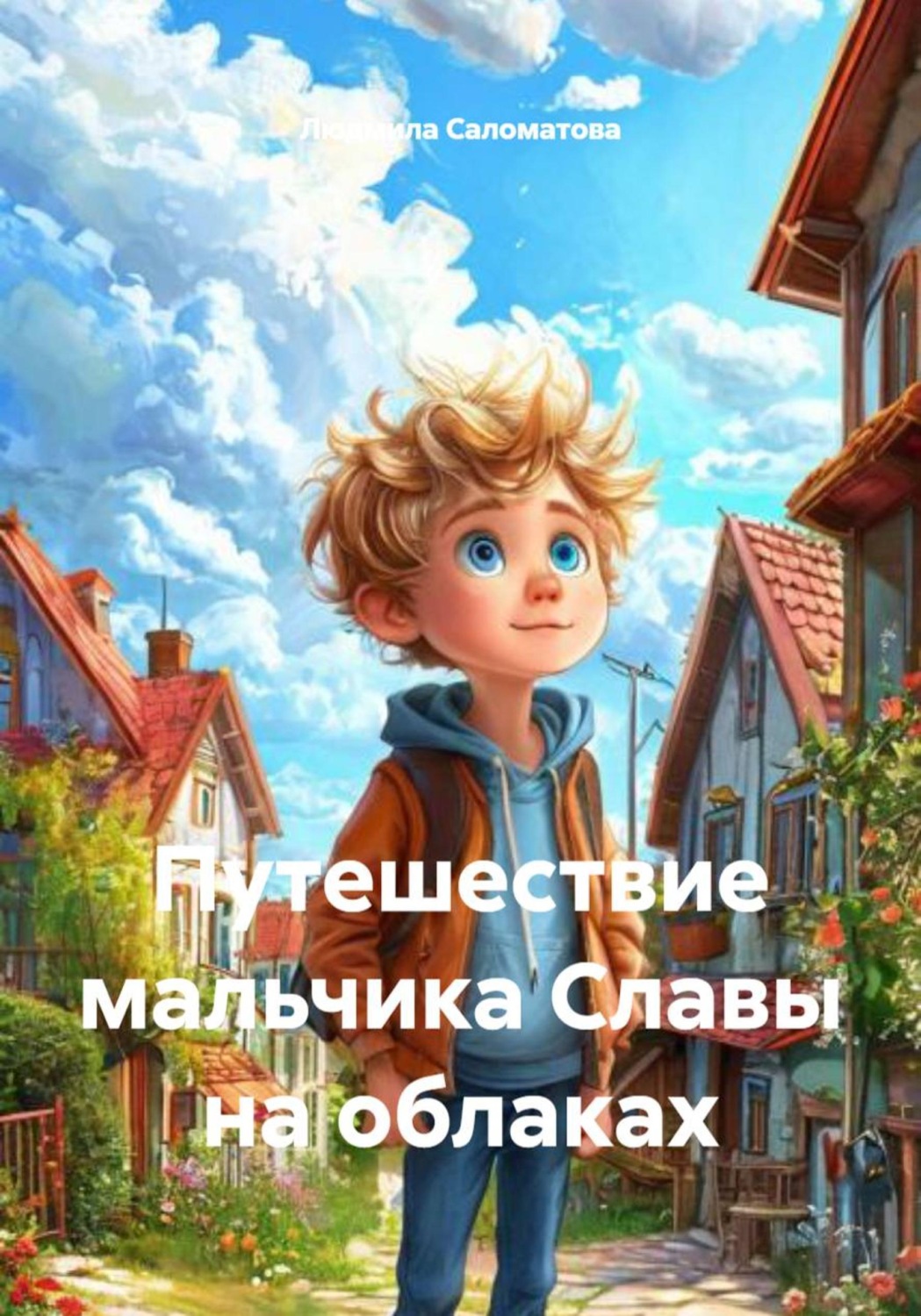Обложка книги «Путешествие мальчика Славы на облаках»