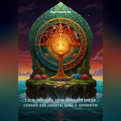 Обложка книги «Сила четырёх: практическая магия стихий для защиты дома и личности»