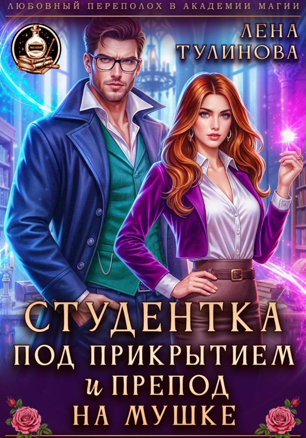 Обложка книги «Студентка под прикрытием и препод на мушке»
