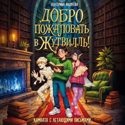 Обложка книги «Добро пожаловать в Жутвилль! Комната с летающими письмами»
