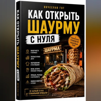 Обложка книги «Как открыть шаурму с нуля»