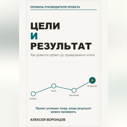 Обложка книги «Цели и результат. Как довести проект до проверяемого итога»