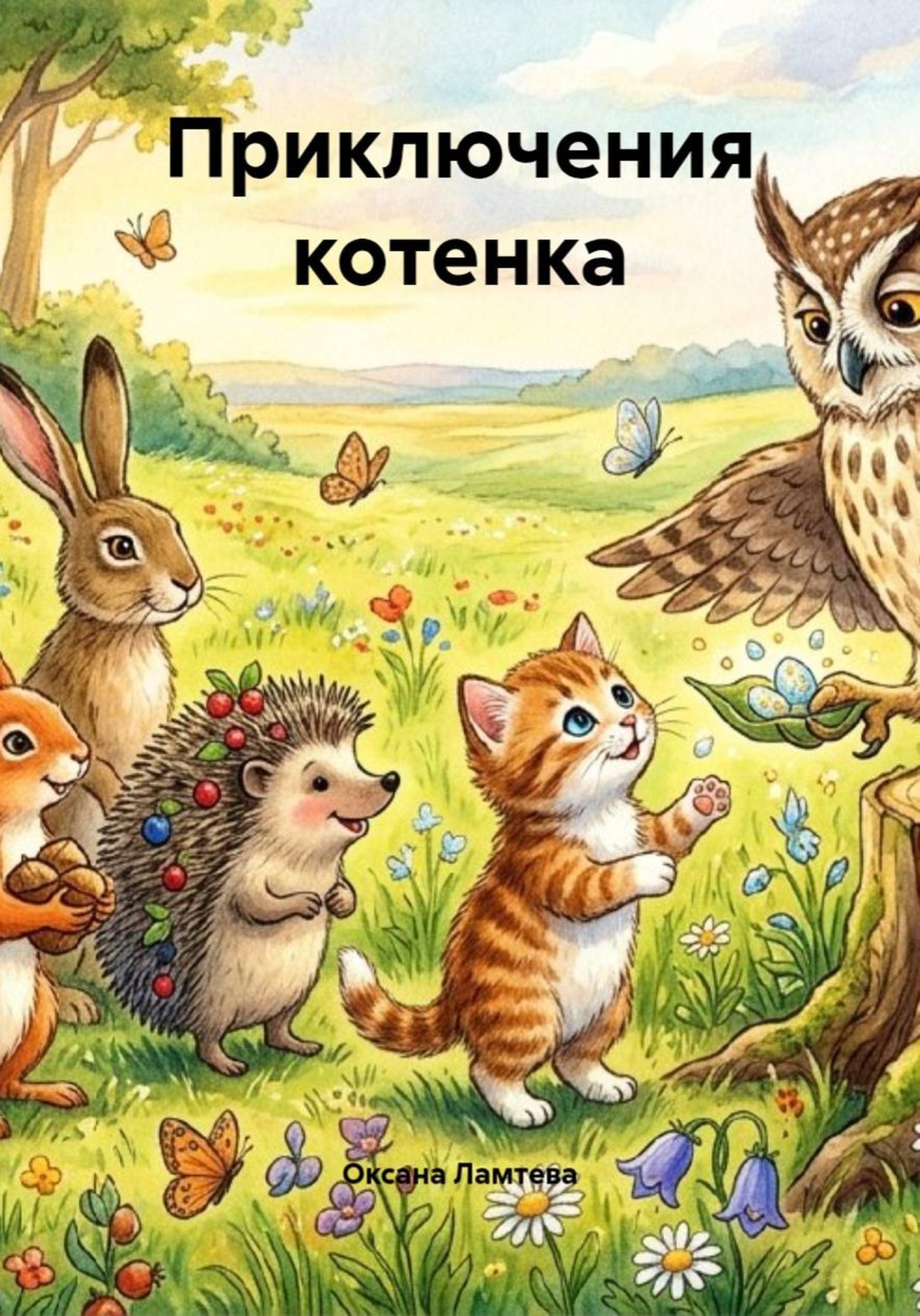 Обложка книги «Приключения котенка»