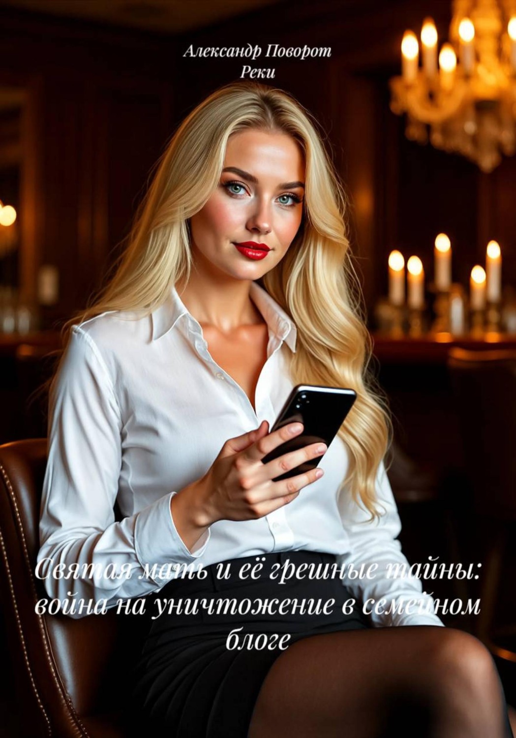 Обложка книги «Святая мать и её грешные тайны: война на уничтожение в семейном блоге»
