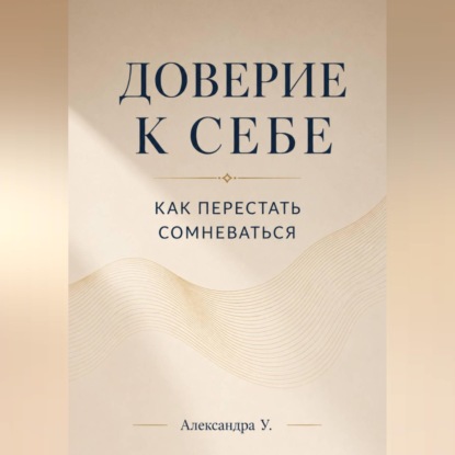 Обложка книги «Доверие к себе: Как перестать сомневаться»