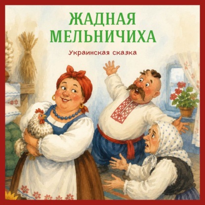 Обложка книги «Жадная мельничиха. Украинская сказка»