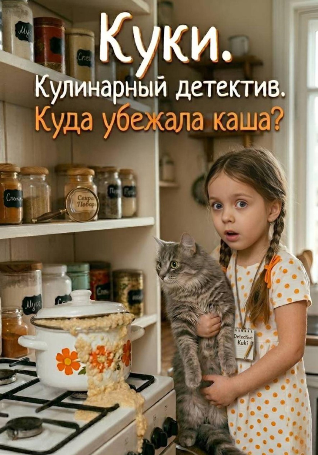 Обложка книги «Куки. Кулинарный детектив. Куда убежала каша?»