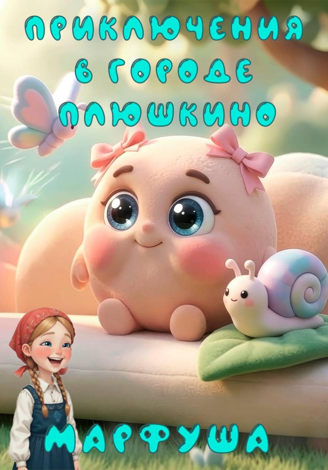 Обложка книги «Приключения в городе Плюшкино»