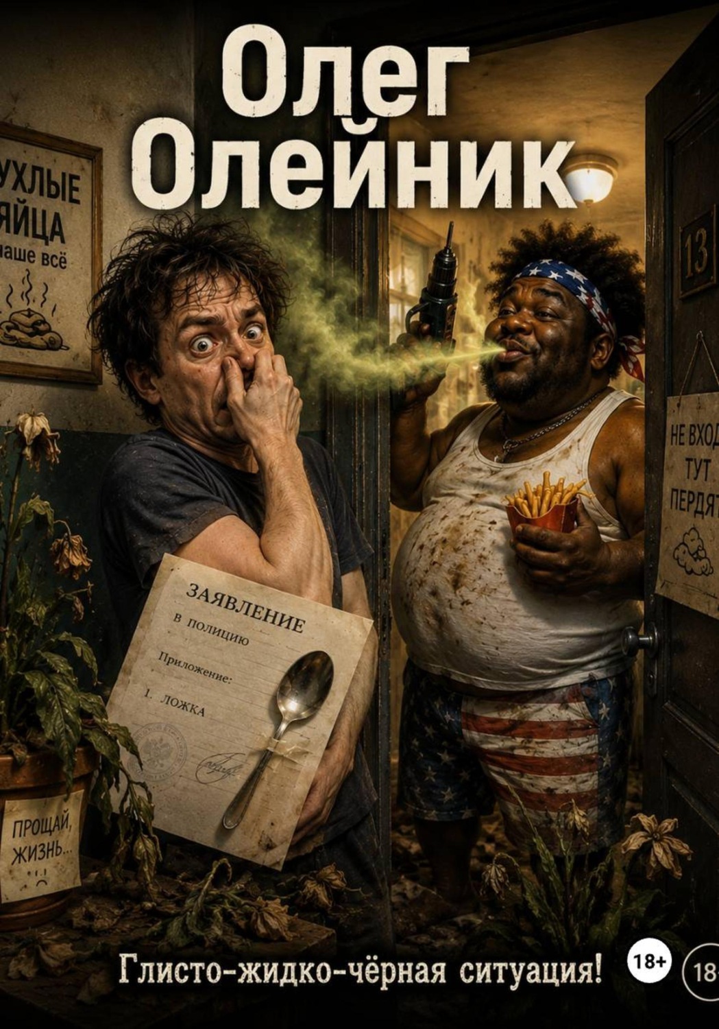 Обложка книги «Глисто-жидко-чёрная ситуация!»