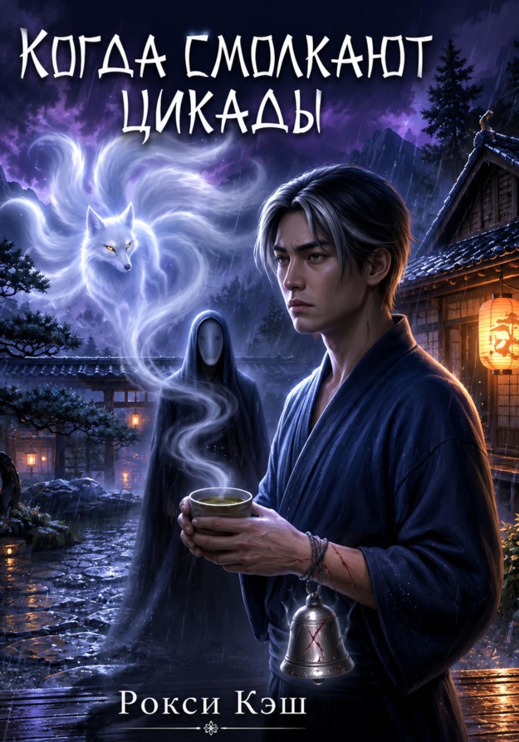 Обложка книги «Когда смолкают цикады»