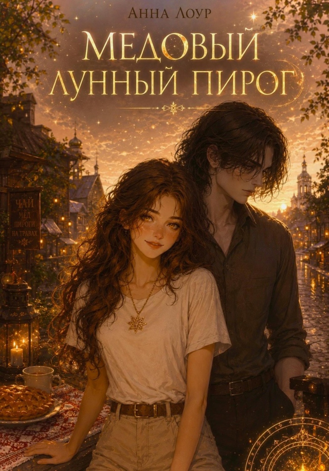 Обложка книги «Медовый лунный пирог»