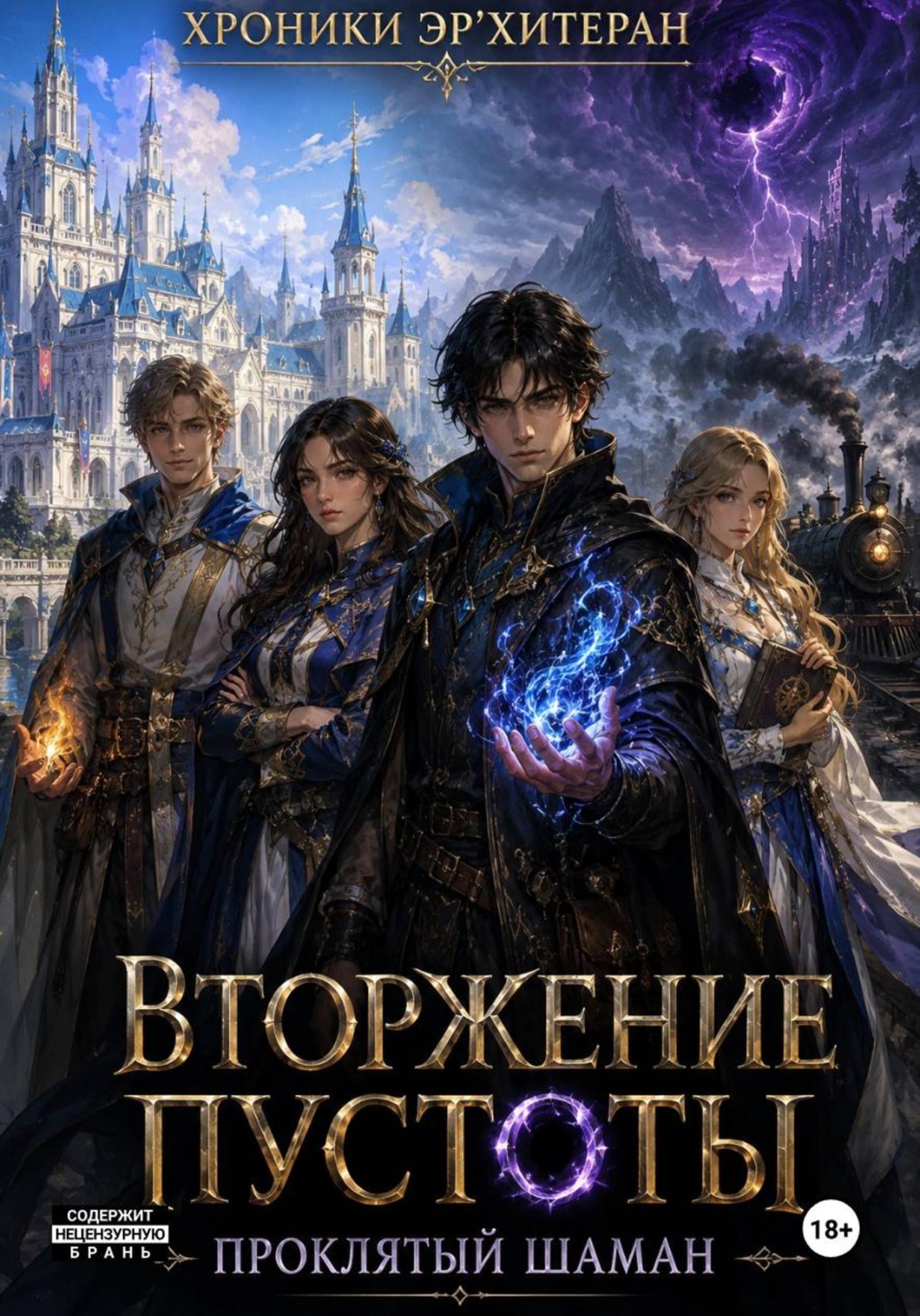 Обложка книги «Хроники Эр'Хитеран. Вторжение пустоты. Проклятый шаман»