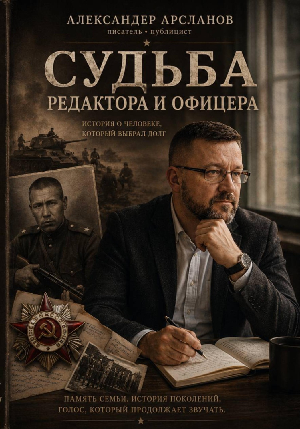 Обложка книги «Судьба редактора и офицера»