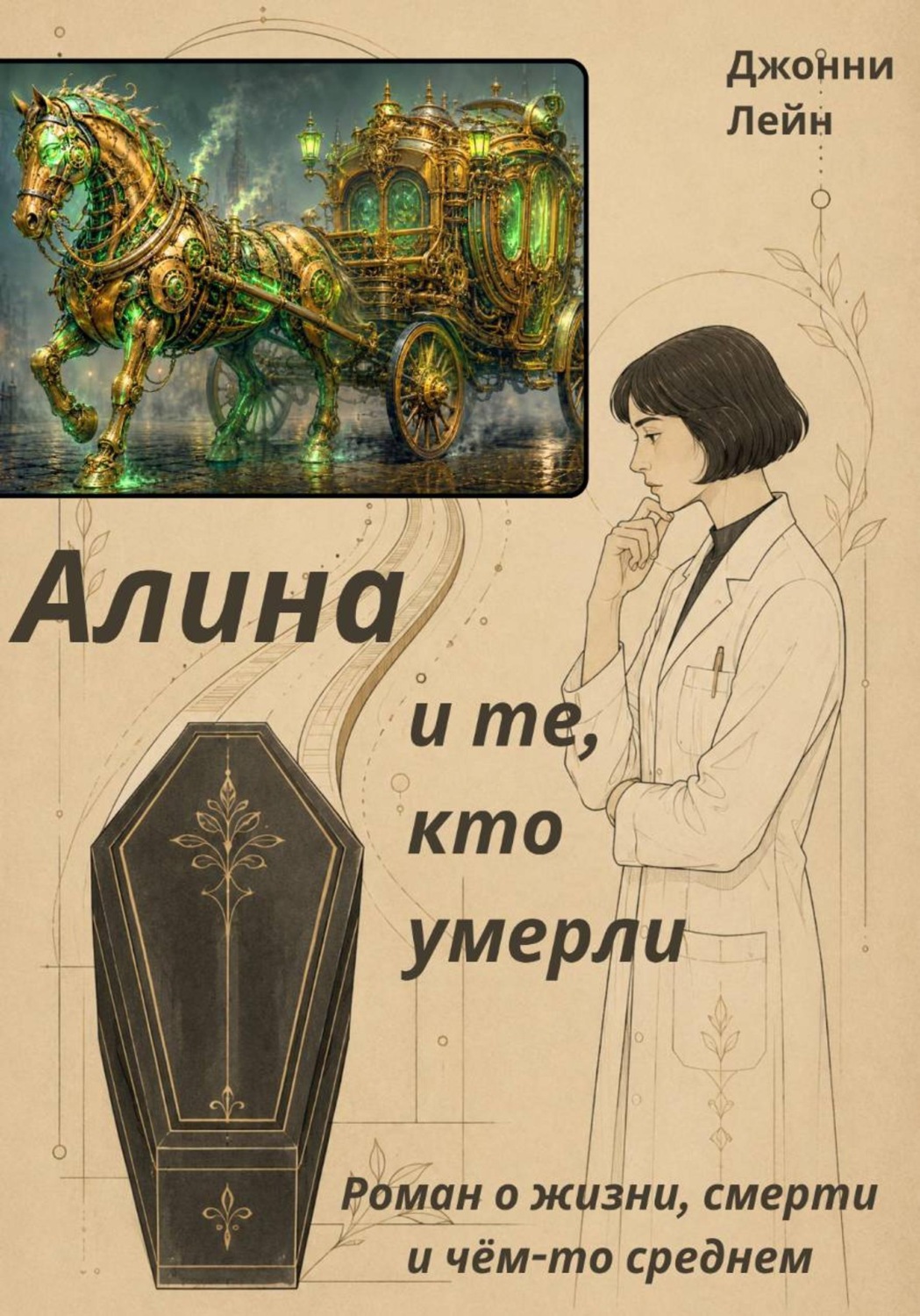 Обложка книги «Алина и те, кто умерли»