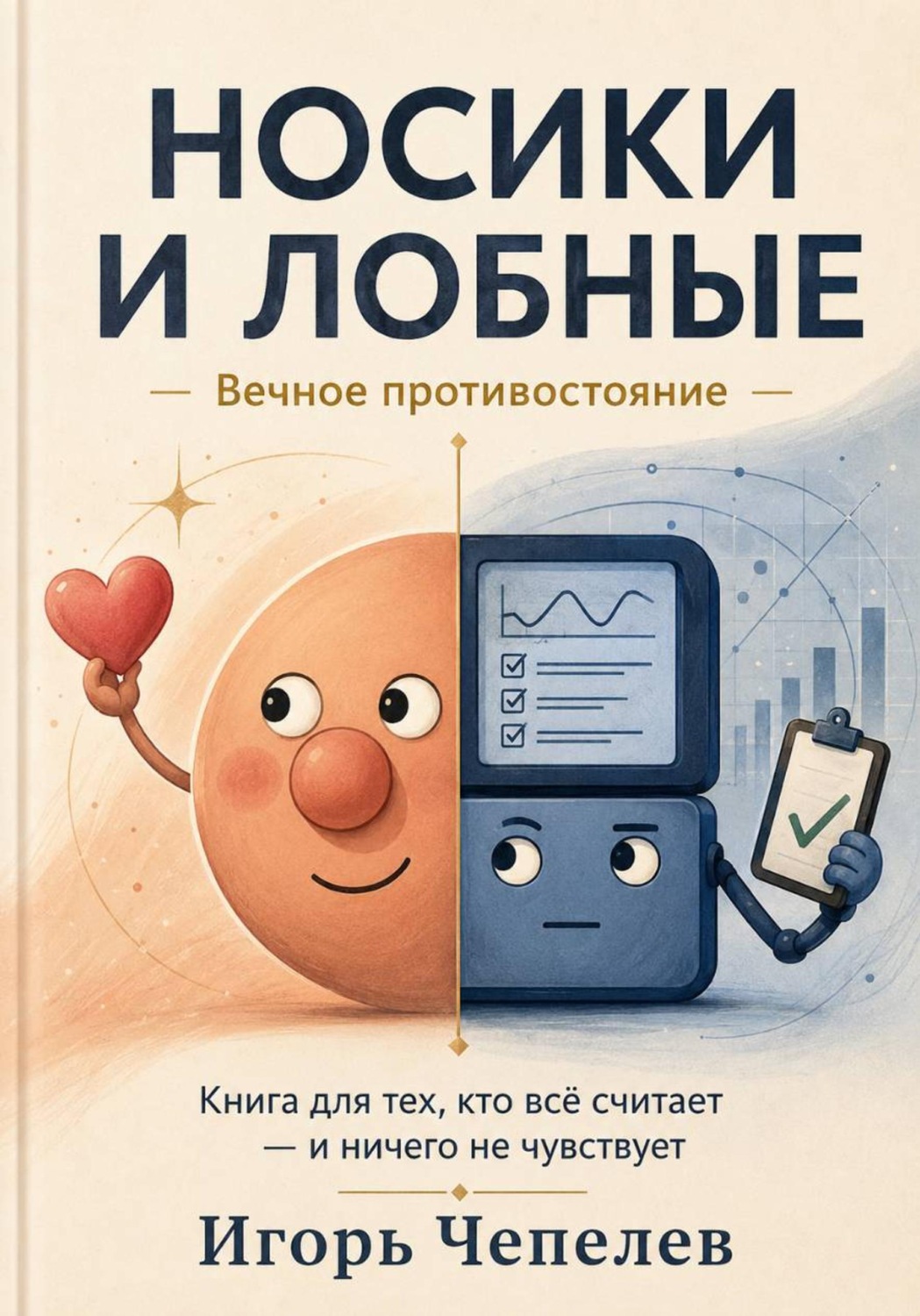 Обложка книги «Носики и лобные. Вечное противостояние»