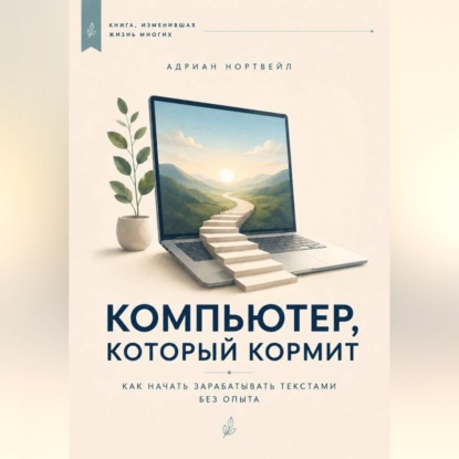 Обложка книги «Компьютер, который кормит. Как начать зарабатывать текстами без опыта»