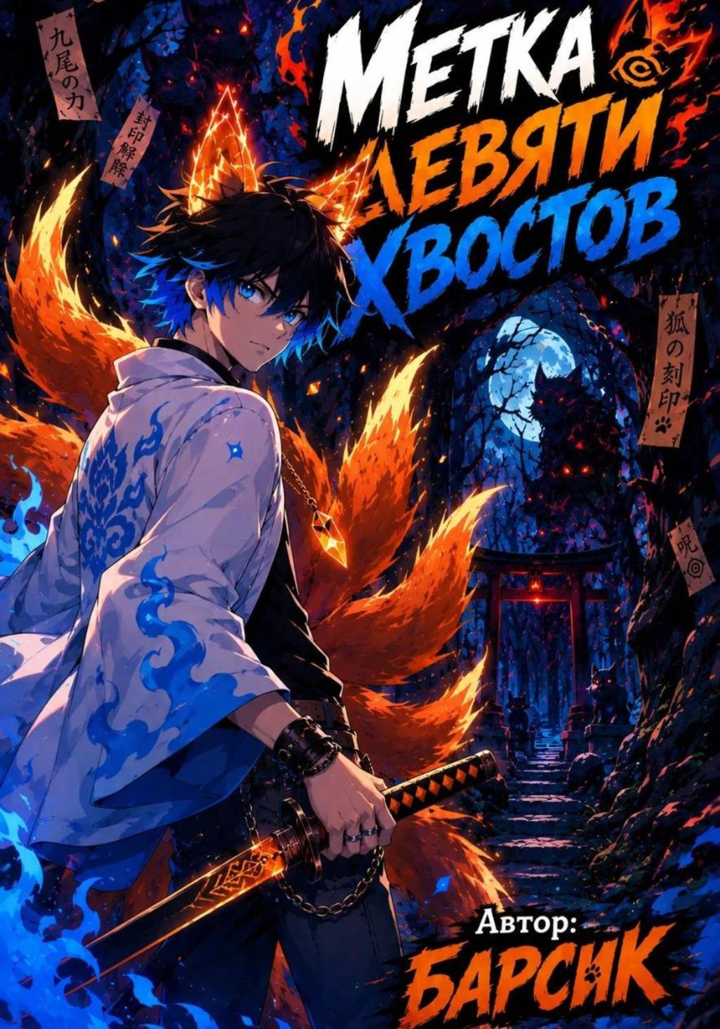 Обложка книги «Метка девяти хвостов»