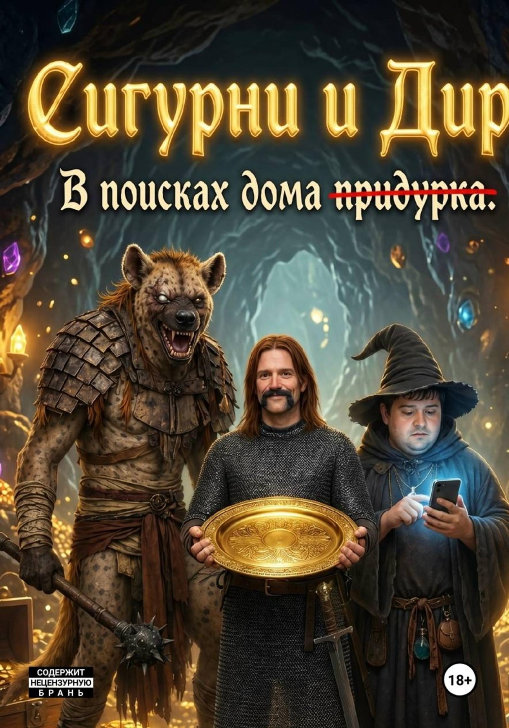 Обложка книги «Сигурни и Дир. В поисках дома "придурка"»