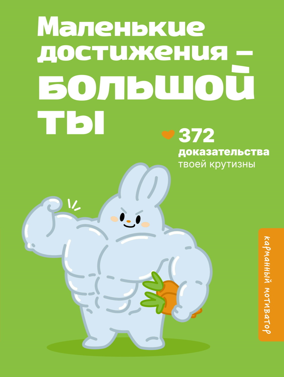 Обложка книги «Маленькие достижения – большой ты. 372 доказательства твоей крутизны»