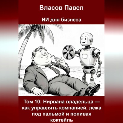 Обложка книги «Том 10: Нирвана владельца — как управлять компанией, лежа под пальмой и попивая коктейль»