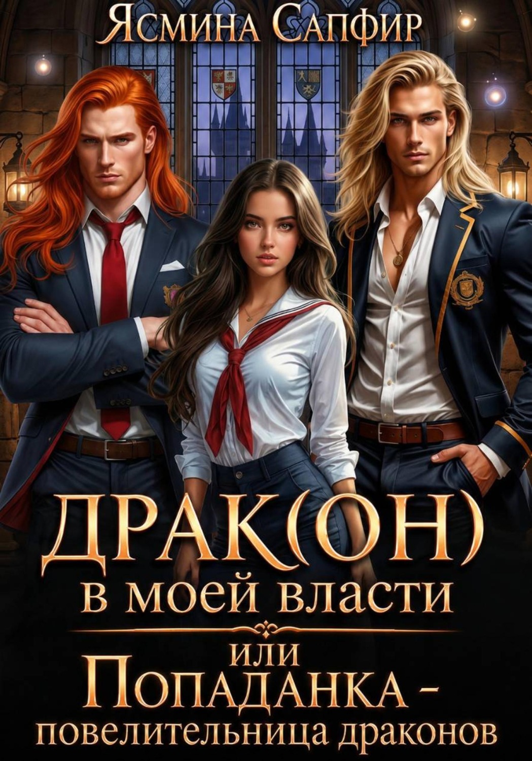 Обложка книги «Драк(он) в моей власти, или Попаданка – повелительница драконов»