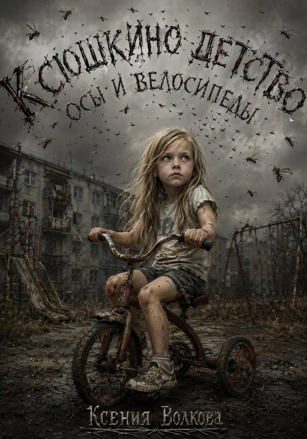 Обложка книги «Ксюшкино детство. Осы и Велосипеды»