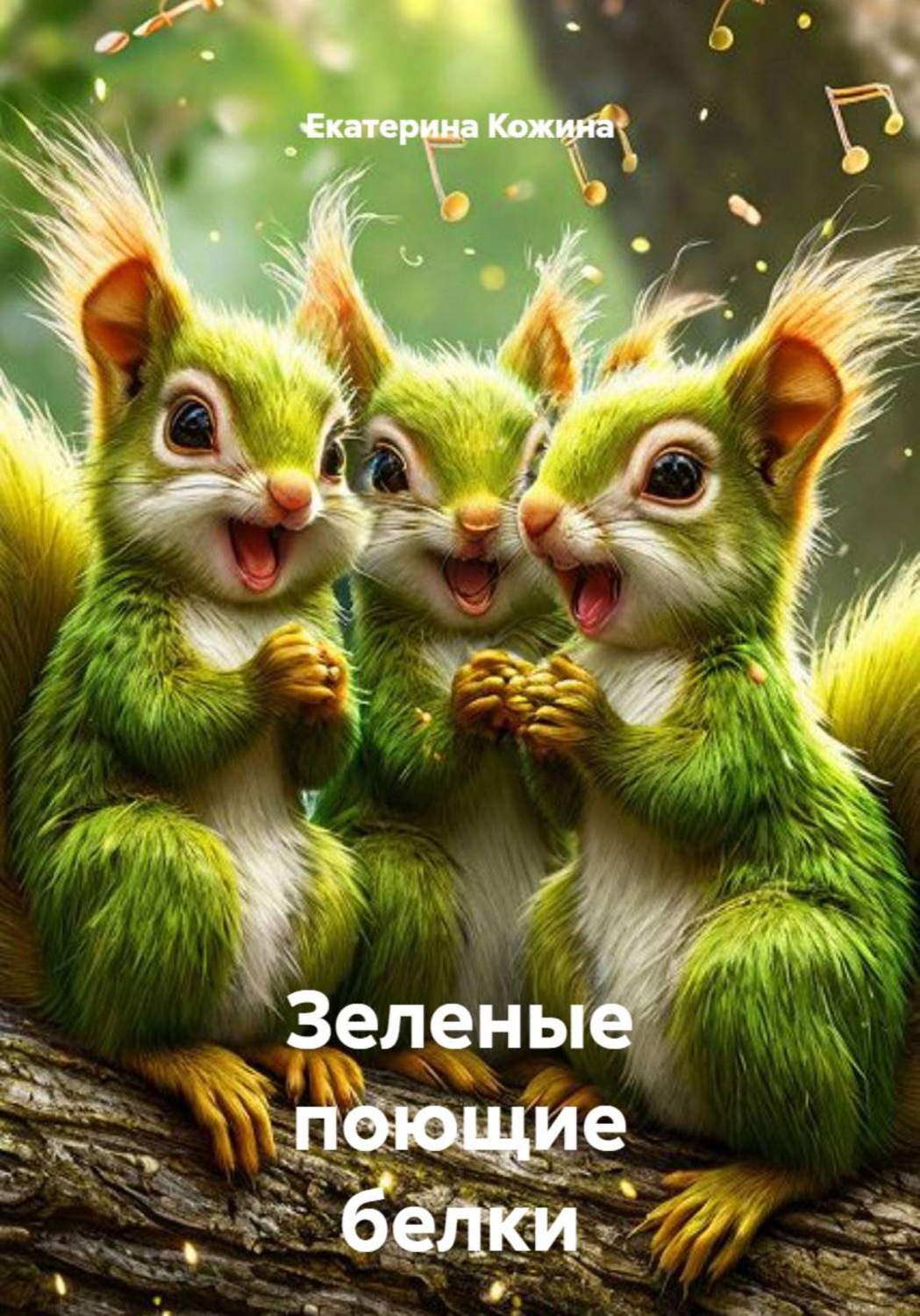 Обложка книги «Зеленые поющие белки»