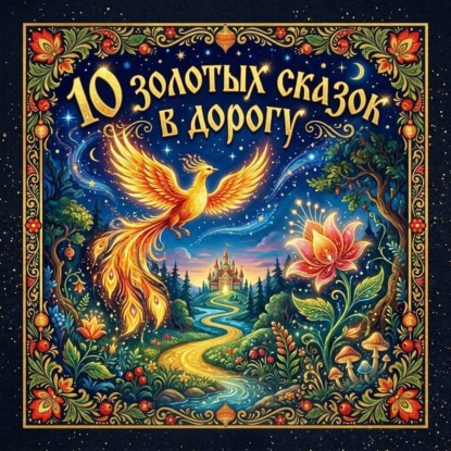 Обложка книги «10 Золотых сказок в дорогу (сборник)»