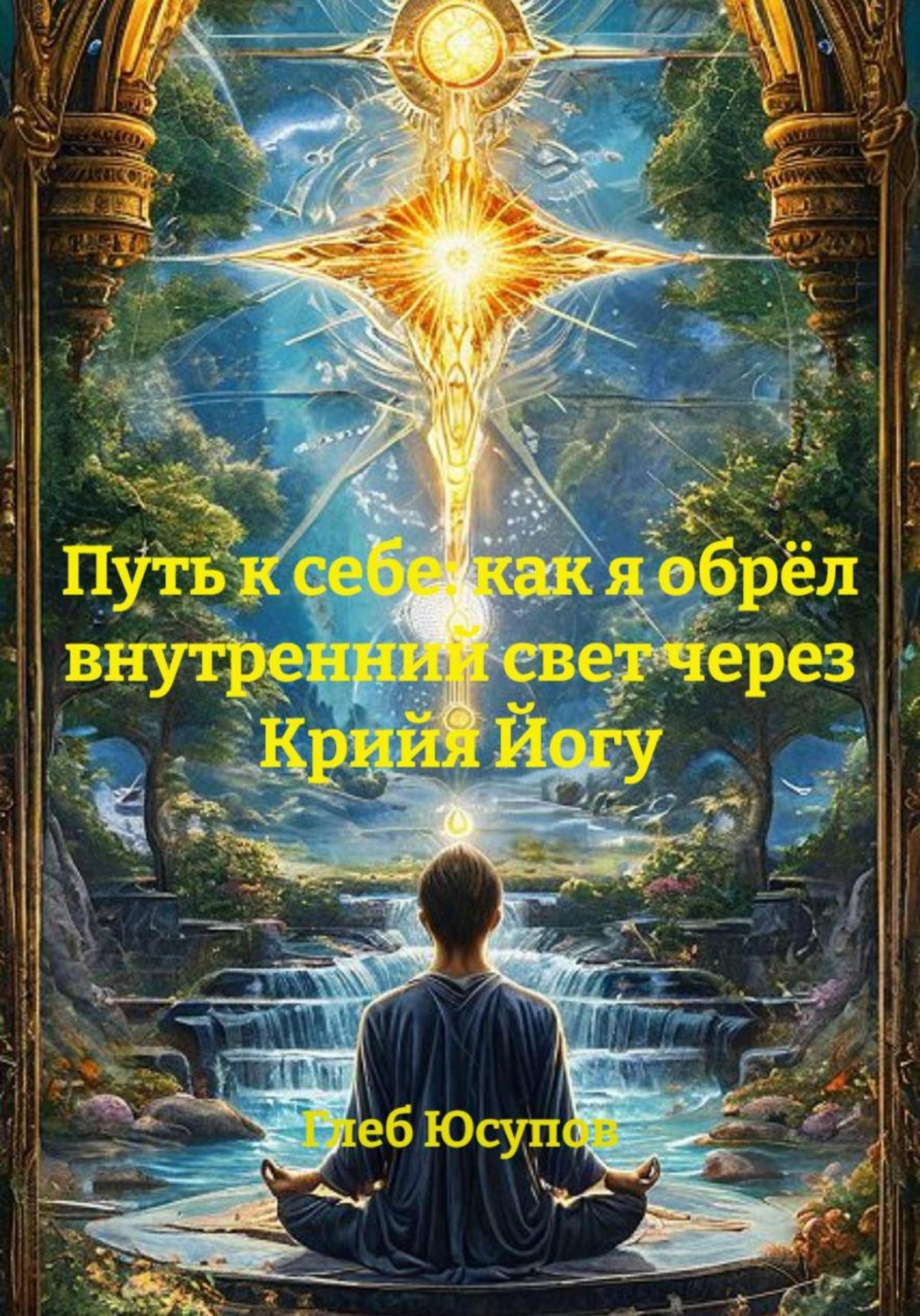 Обложка книги «Путь к себе: как я обрёл внутренний свет через Крийя Йогу»