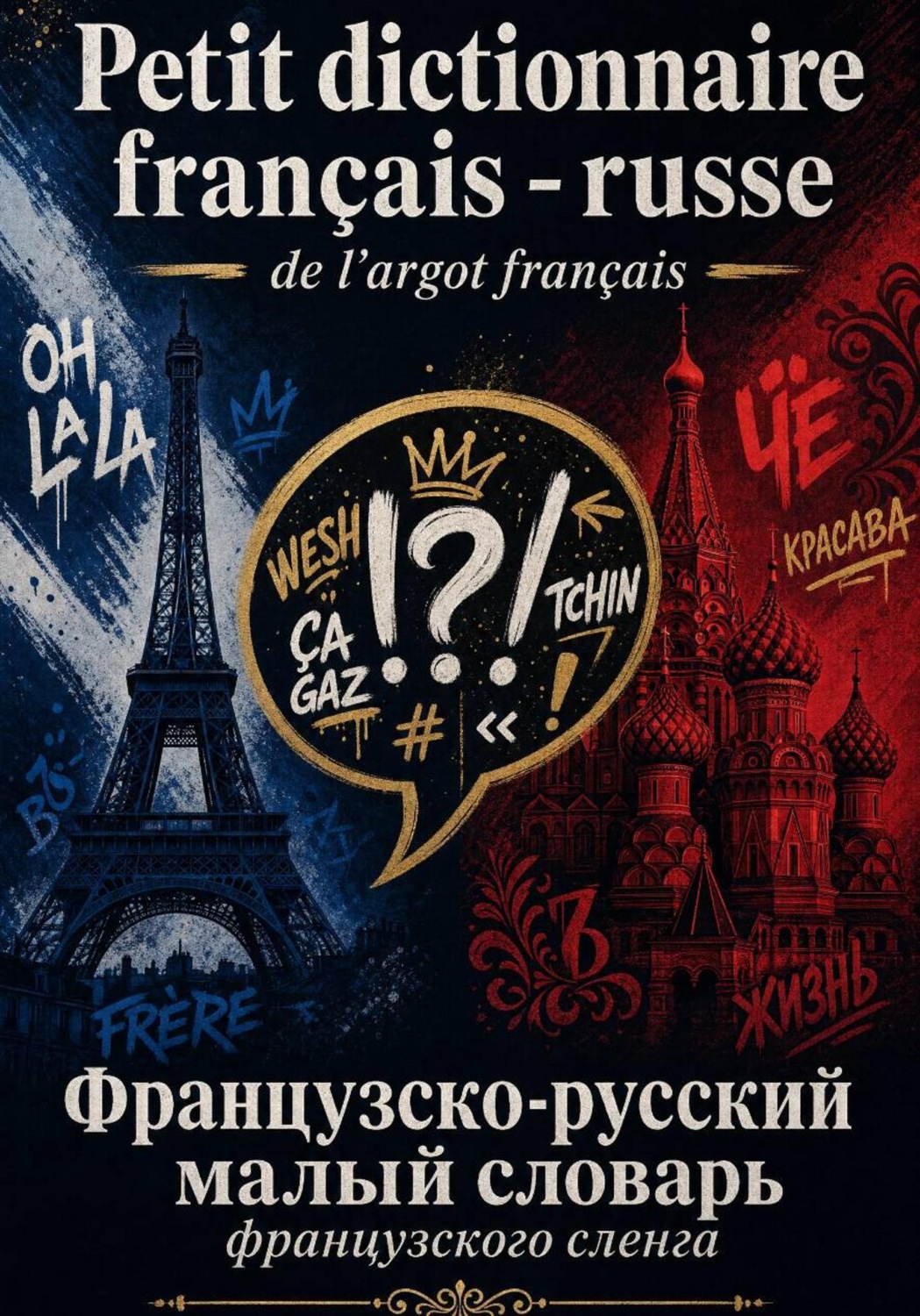Обложка книги «Petit dictionnaire français - russe de largot français: Французско-русский малый словарь французского сленга 2023»