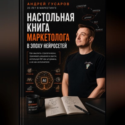 Обложка книги «Настольная книга маркетолога в эпоху нейросетей»