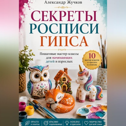 Обложка книги «Секреты росписи гипса»
