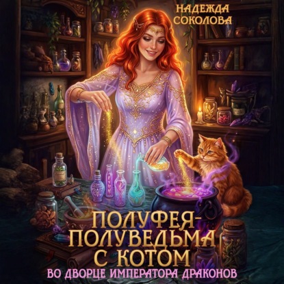 Обложка книги «Полуфея-полуведьма с котом во дворце императора драконов»