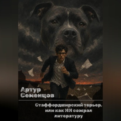 Обложка книги «Стаффордширский терьер, или как ИИ сожрал литературу»