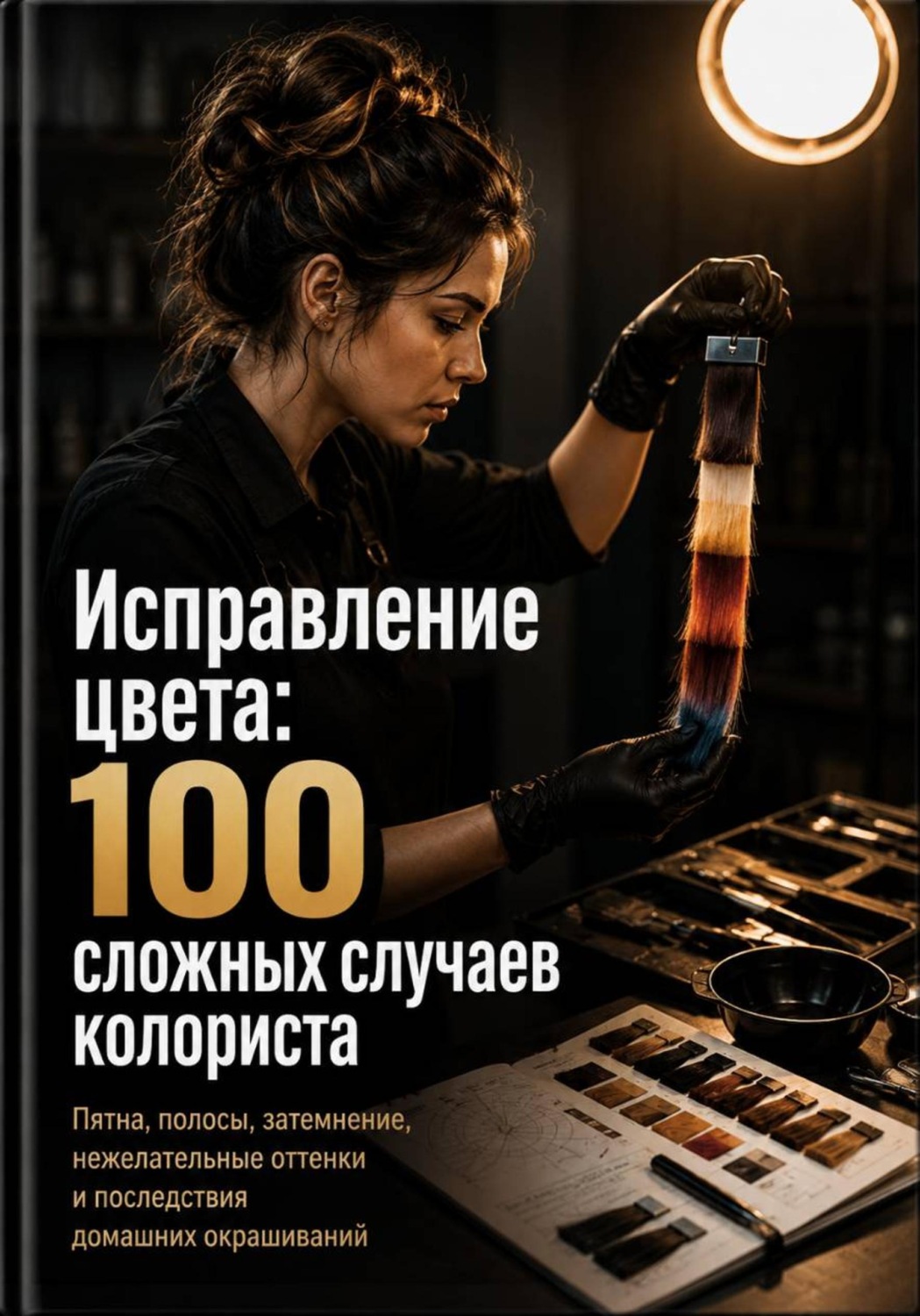 Обложка книги «Исправление цвета: 100 сложных случаев колориста. Пятна, полосы, затемнение, нежелательные оттенки и последствия домашних окрашиваний»