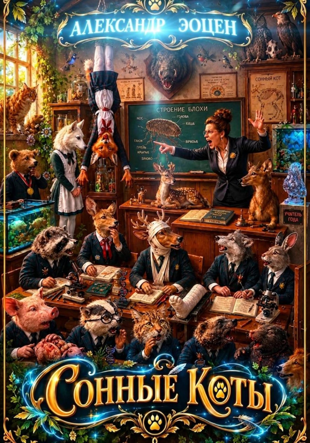 Обложка книги «Сонные Коты»