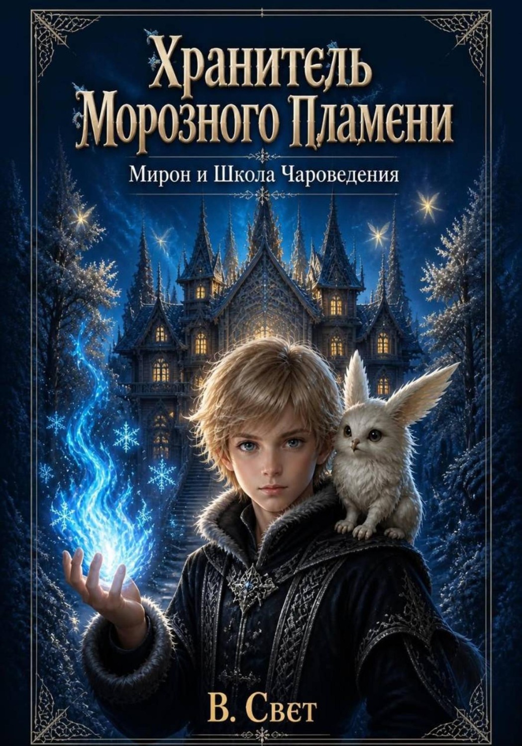 Обложка книги «Мирон и Школа Чароведения: Хранитель Морозного Пламени»