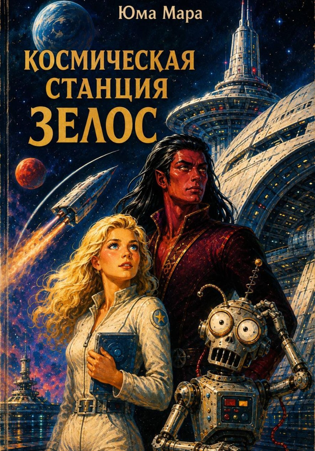 Обложка книги «Космическая станция «Зелос»»
