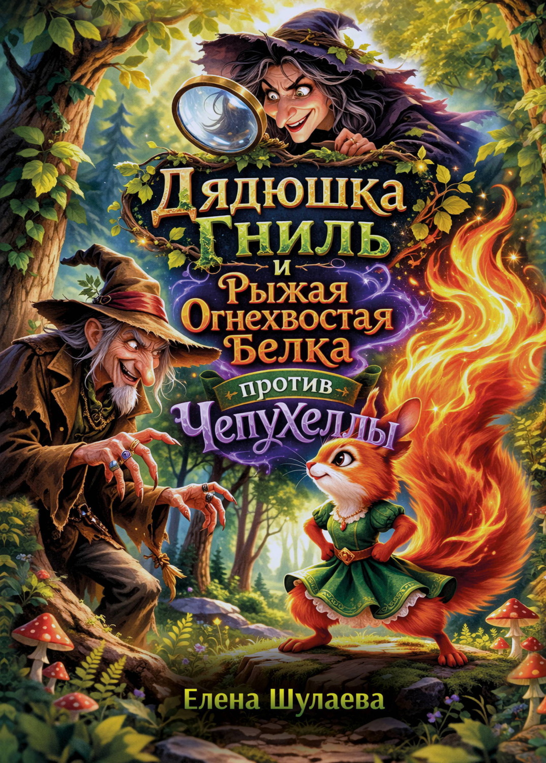 Обложка книги «Дядюшка Гниль и Рыжая Огнехвостая Белка против Чепухеллы»