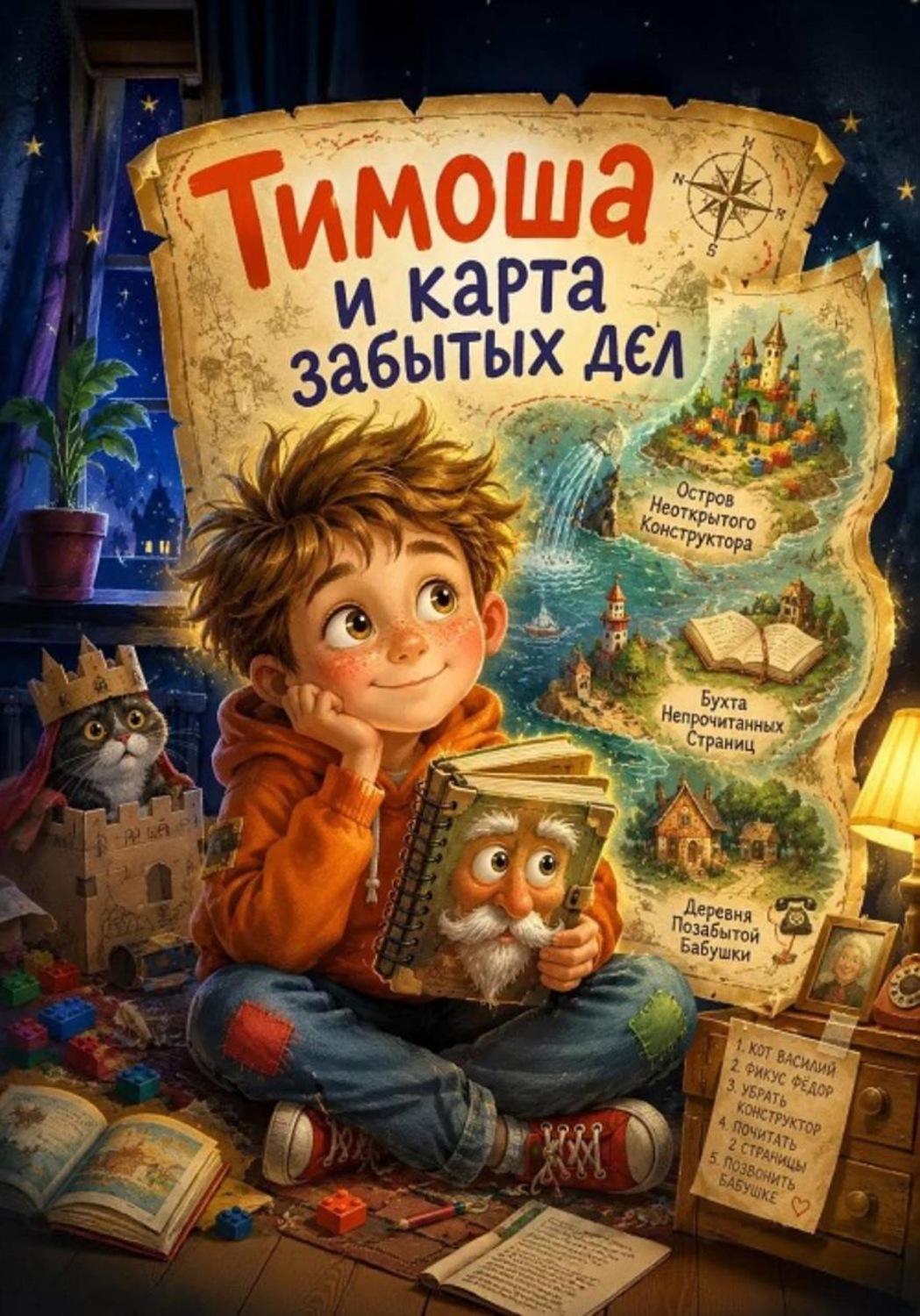 Обложка книги «Тимоша и карта забытых дел»