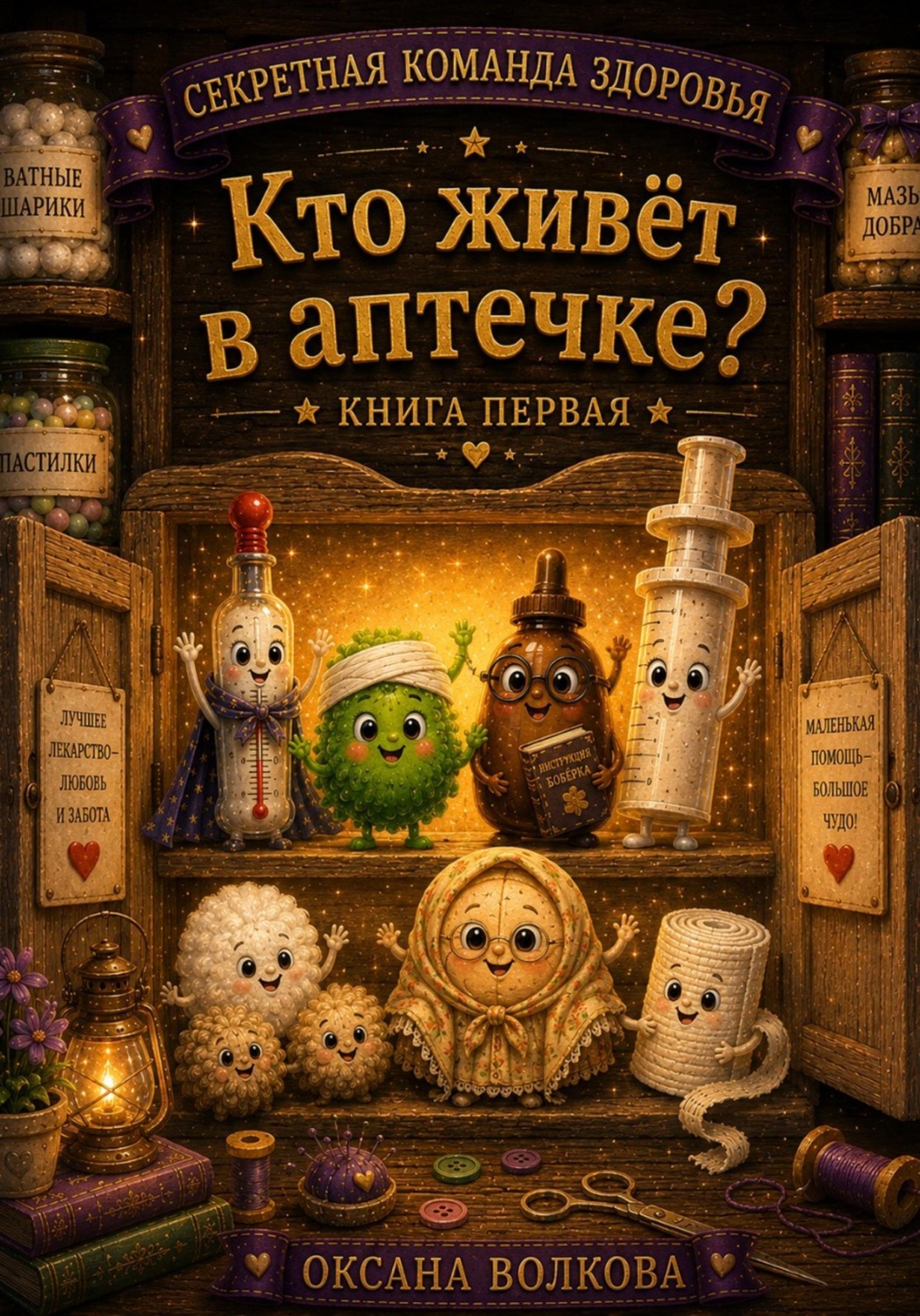 Обложка книги «Кто живет в аптечке?»