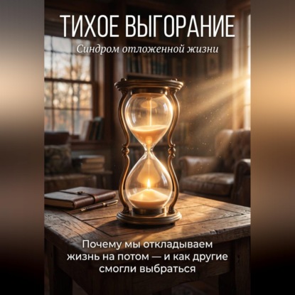 Обложка книги «Тихое выгорание. Почему мы откладываем жизнь на потом, и как другие смогли выбраться»