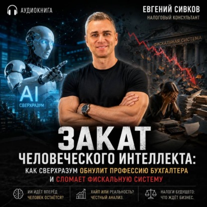 Обложка книги «Закат человеческого интеллекта: как сверхразум обнулит профессию бухгалтера и сломает фискальную систему»